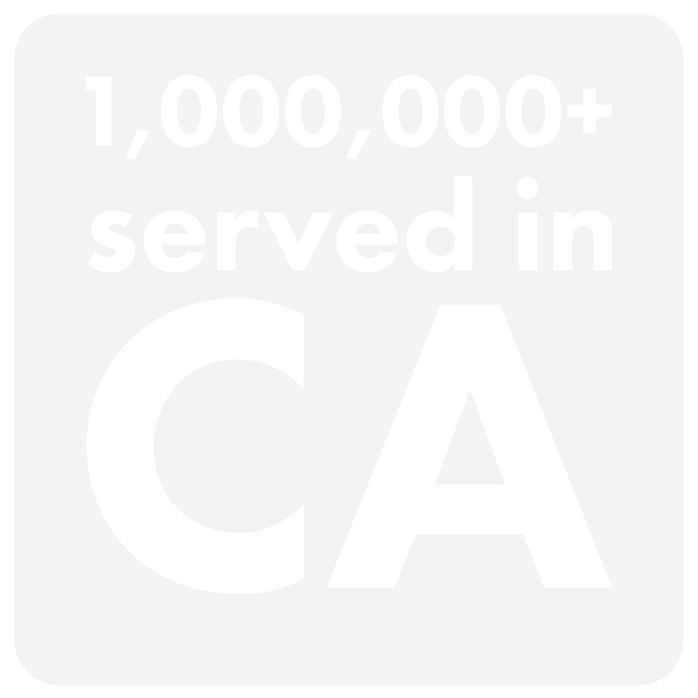 1,000,000+ patients served in California