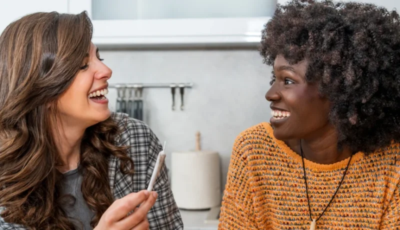 two women enjoying quality of life with cannabis