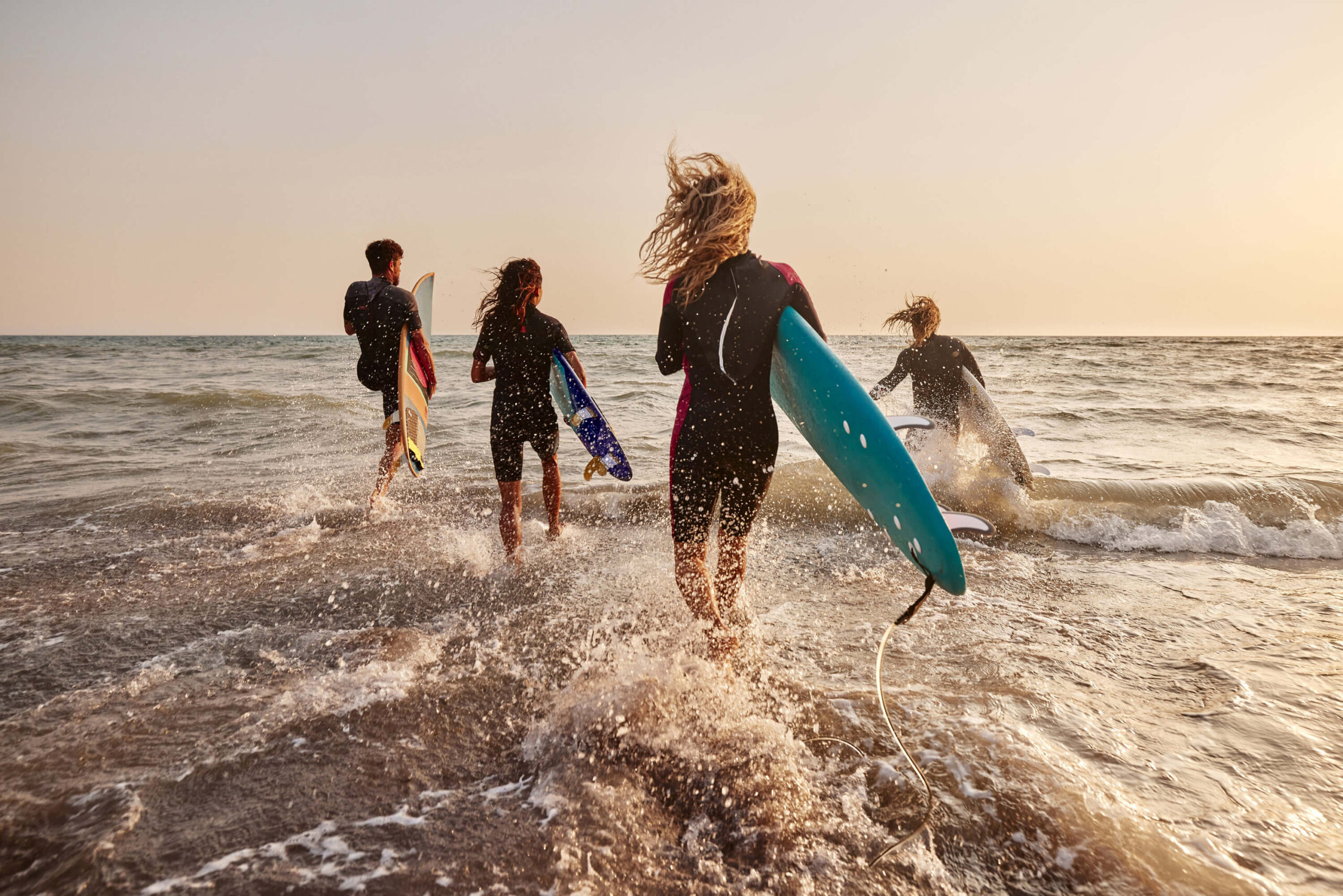 people surfing after enjoying cannabis